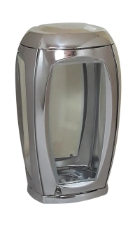 Hřbitovní lampa L5 - nerezová, čtyřhranná